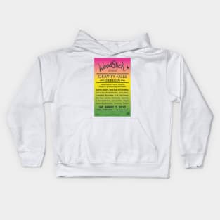 Woodstick Festival poster Kids Hoodie